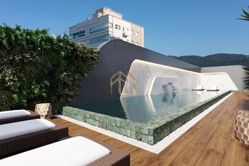 Apartamento 4q em Meia Praia, Itapema SC