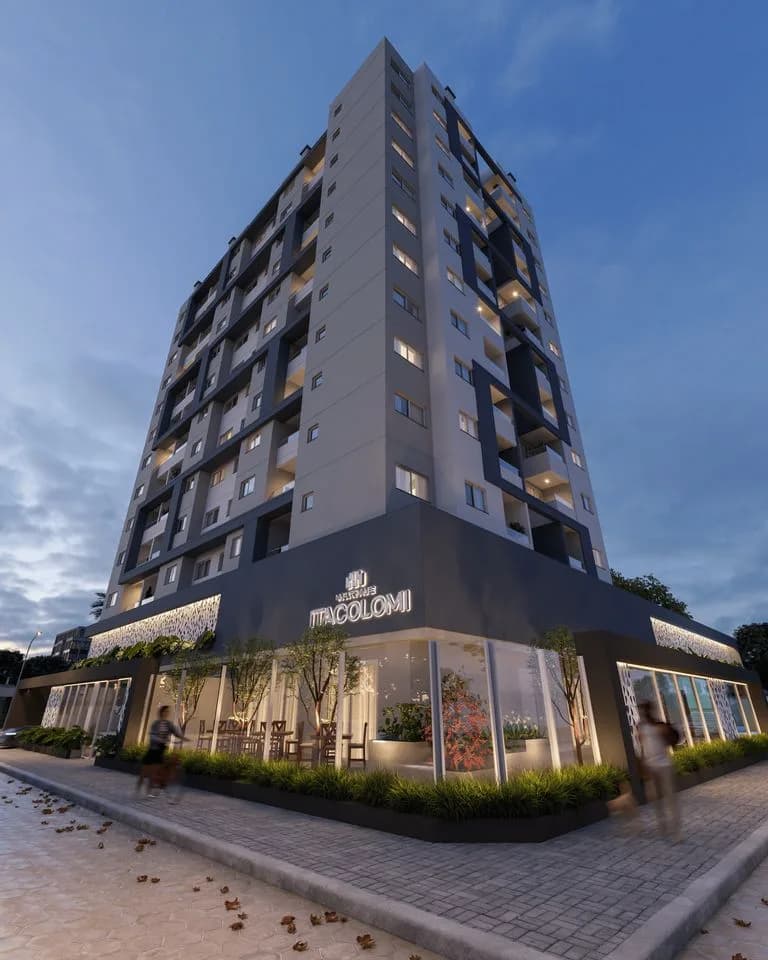 Apartamento, em Bairro Itacolomi, Balneário Piçarras/SC