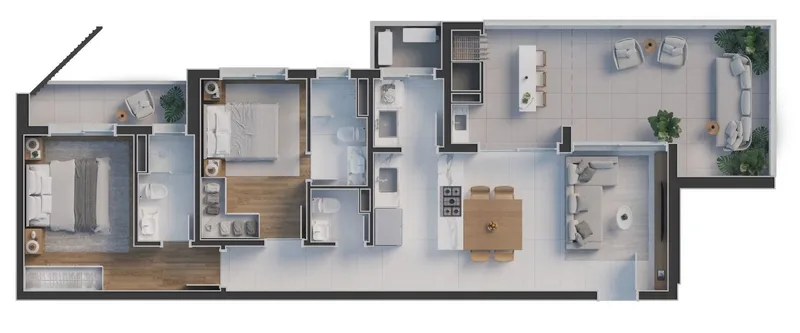 Apartamento 2 dorm. em Balneário Piçarras, Balneário Piçarras/SC · foto 5 | Família Broker